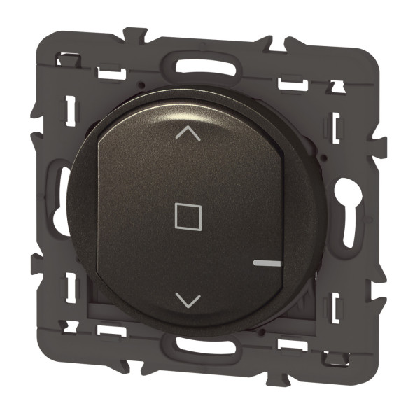 Commande sans fil pour volet roulant Céliane connecté With Netatmo, finition graphite