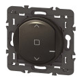 Commande sans fil pour volet roulant Céliane connecté With Netatmo, finition graphite