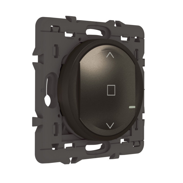 Commande sans fil pour volet roulant Céliane connecté With Netatmo, finition graphite
