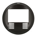 Enjoliveur Legrand Céliane Graphite - Détecteur avec bouton poussoir MyHOME BUS