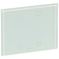 Commande Legrand Céliane tactile 4 scénarios pr hôtels lever/coucher/tv/repos - verre kaolin