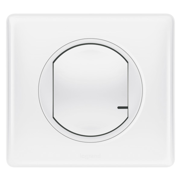 Prêt-à-poser va-et-vient sans fil/pile Céliane With Netatmo - Blanc