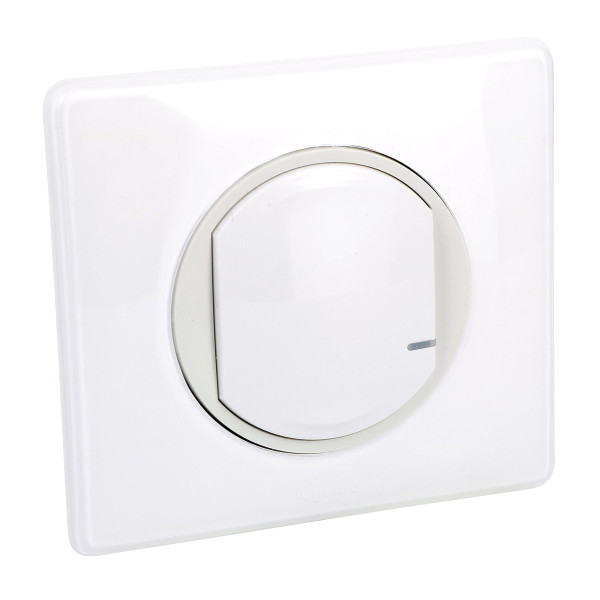 Prêt-à-poser va-et-vient sans fil/pile Céliane With Netatmo - Blanc