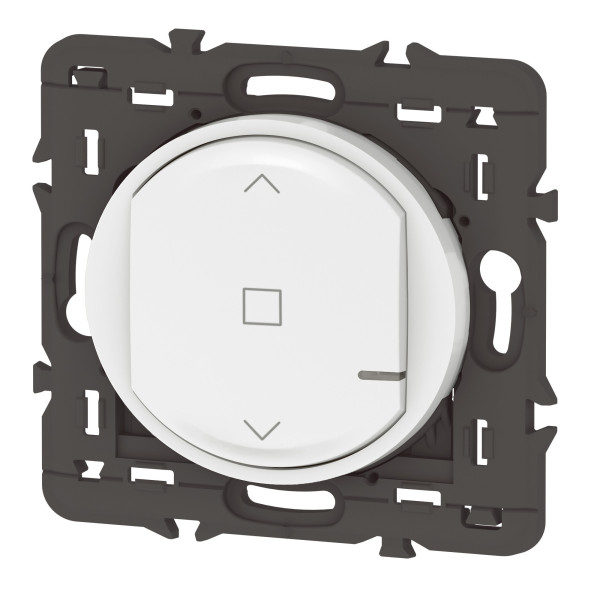 Commande sans fil pour volet roulant Céliane With Netatmo, finition blanc