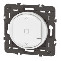 Commande sans fil pour volet roulant Céliane With Netatmo, finition blanc