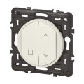 Interrupteur pour volets roulants blanc Legrand Céliane connectée sans fils, sans pile Self-e