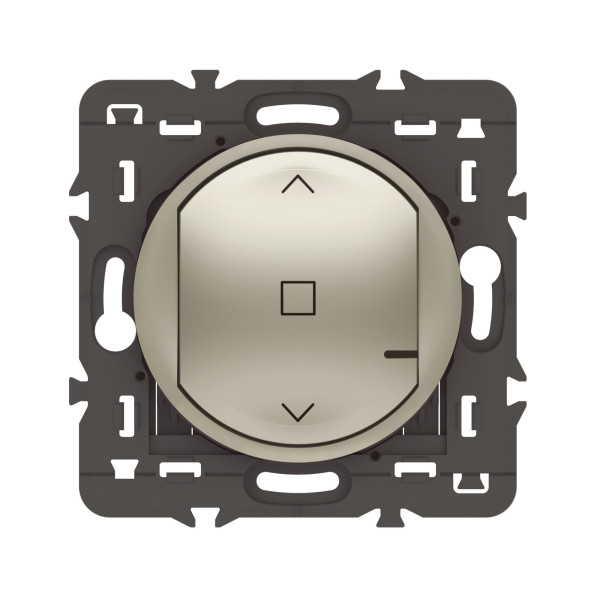 Commande sans fil pour volet roulant Céliane With Netatmo, finition titane