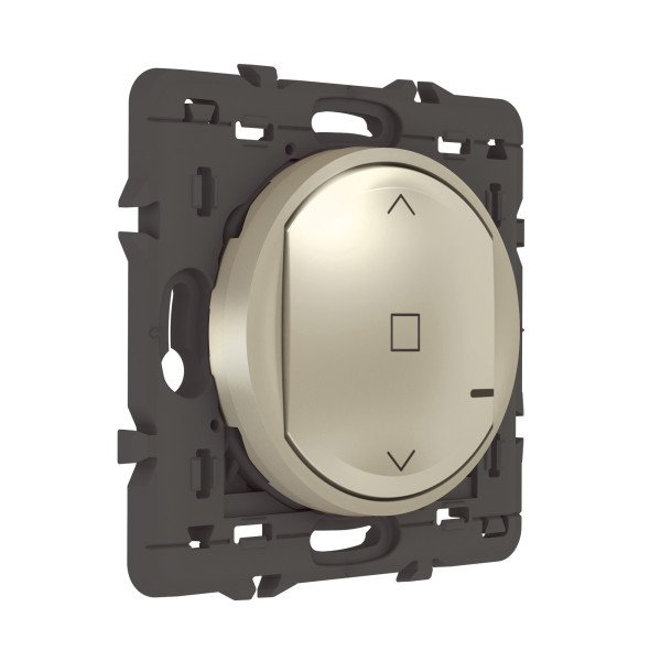 Commande sans fil pour volet roulant Céliane With Netatmo, finition titane