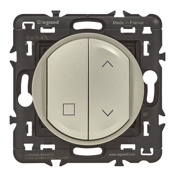 Commande sans fil pour volet roulant Céliane With Netatmo - titane