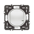 Interrupteur connecté sans Neutre Céliane With Netatmo avec variateur et enjoliveur blanc