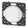 Interrupteur connecté sans Neutre Céliane With Netatmo avec variateur et enjoliveur blanc