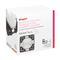 Interrupteur connecté sans Neutre Céliane With Netatmo avec variateur et enjoliveur blanc