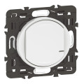 Interrupteur connecté sans Neutre Céliane With Netatmo avec variateur et enjoliveur blanc