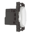 Interrupteur connecté sans Neutre Céliane With Netatmo avec variateur et enjoliveur blanc