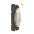Commande Double Sans Fil Céliane With Netatmo Éclairage/Prise Titane