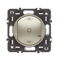 Interrupteur connecté pour volet roulant Céliane With Netatmo, finition titane