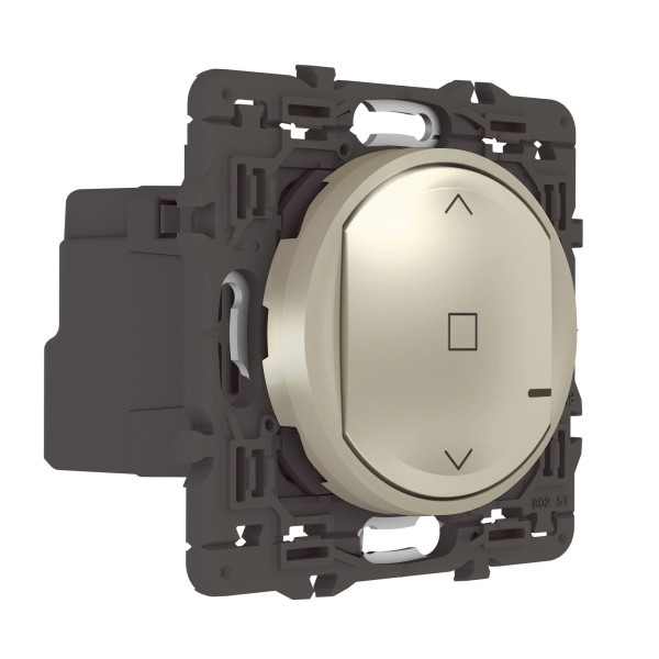 Interrupteur connecté pour volet roulant Céliane With Netatmo, finition titane