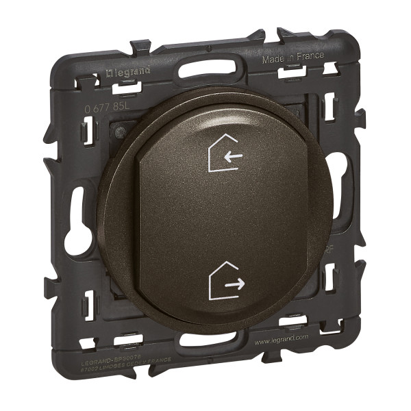 Commande sans fil/pile Départ/Arrivée Céliane With Netatmo - graphite
