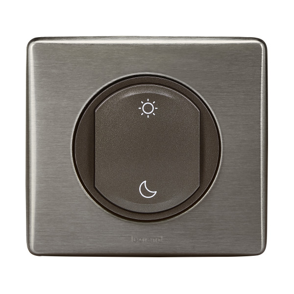 Commande Lever/Coucher Céliane sans fil et pile - graphite, With Netatmo