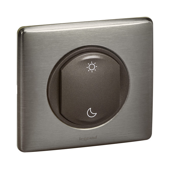Commande Lever/Coucher Céliane sans fil et pile - graphite, With Netatmo