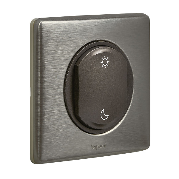 Commande Lever/Coucher Céliane sans fil et pile - graphite, With Netatmo