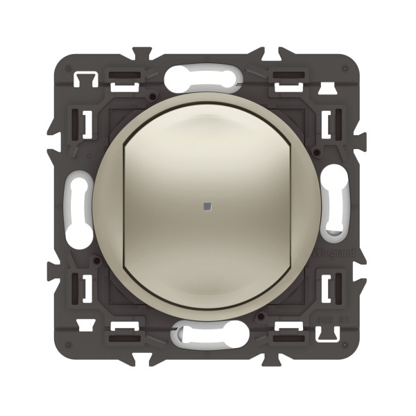 Interrupteur connecté With Netatmo avec Neutre et variateur, titane