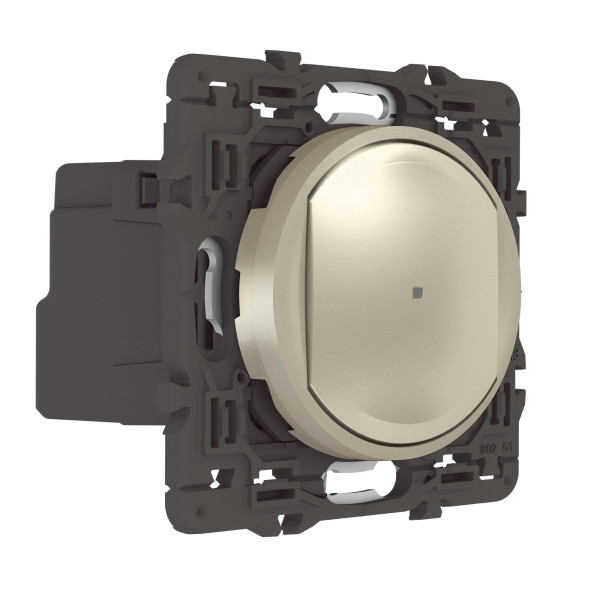 Interrupteur connecté With Netatmo avec Neutre et variateur, titane