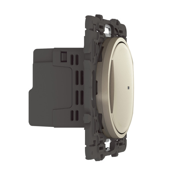 Interrupteur connecté With Netatmo avec Neutre et variateur, titane