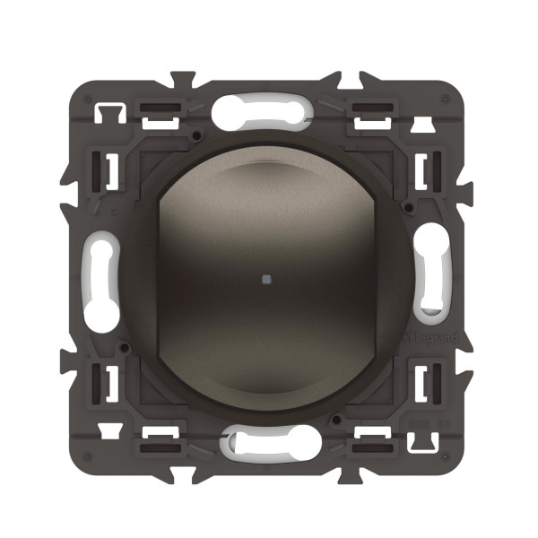 Interrupteur connecté With Netatmo avec Neutre et variateur, finition graphite,