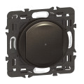 Interrupteur connecté With Netatmo avec Neutre et variateur, finition graphite,