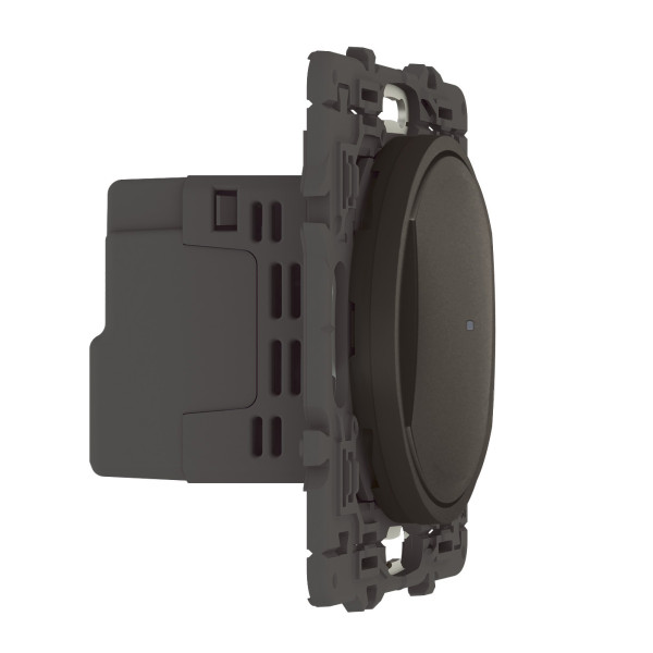 Interrupteur connecté With Netatmo avec Neutre et variateur, finition graphite,