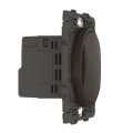 Interrupteur connecté With Netatmo avec Neutre et variateur, finition graphite,