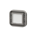 Voyant de balisage et de signalisation à LEDs étanche Plexo Legrand IP55 puissance 0,2W ou 1W enjoliveur finition - gris et blanc