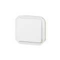 Poussoir 10 A Blanc Plexo Legrand – Etanche - IP55 - IK08 – avec Enjoliveur – Contact NO