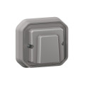 Sortie de câble étanche avec serre câbles Ø5mm à 13mm Plexo Legrand 16A 250V IP55 livrée complète fixation en encastré - gris