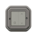 Commande Self-e étanche Plexo IP55 pour volets roulants gris With Netatmo