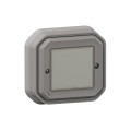 Commande Self-e étanche Plexo IP55 pour éclairage et prise - Gris With Netatmo