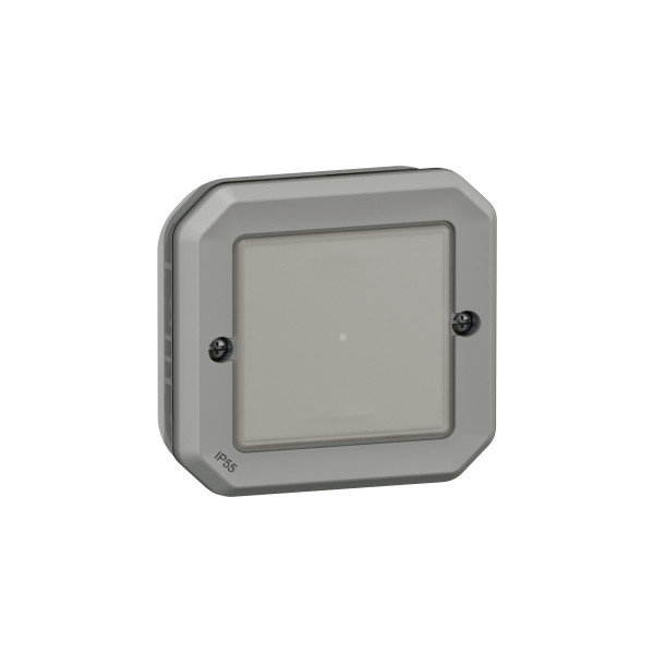 Interrupteur connecté Plexo With Netatmo étanche IP55 avec option variation - 150W LED - Gris