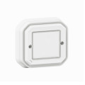 Commande Self-e étanche Plexo IP55 pour éclairage et prise Netatmo - Blanc