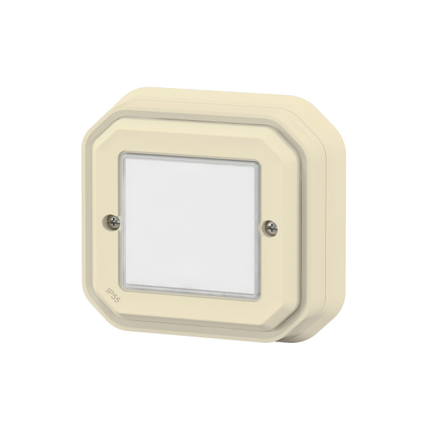 Commande Self-e étanche Plexo IP55 pour éclairage et prise With Netatmo - sable