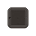 Interrupteur connecté Plexo étanche IP55, option variation, anthracite, With Netatmo