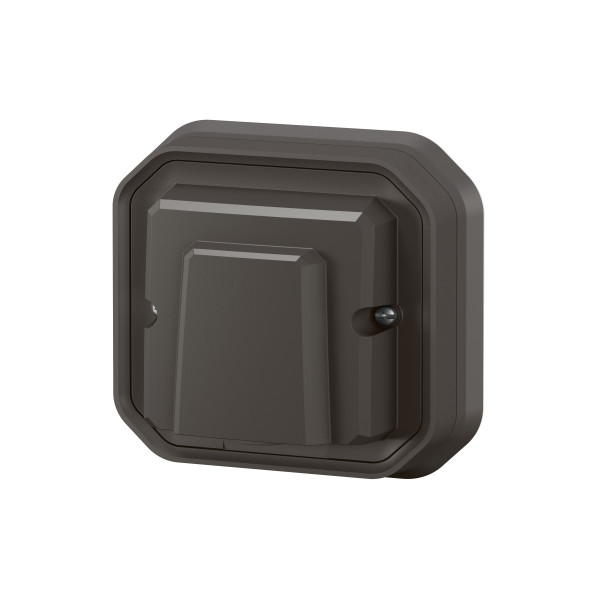 Sortie de câble 20a avec bornier plexo complet encastré anthracite