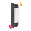 Commande double sans fil et pile Mosaic With Netatmo pour éclairage et prises - Blanc