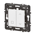Commande sans fil sans pile pour volet roulant Mosaic With Netatmo - Blanc