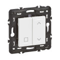 Commande sans fil sans pile pour volet roulant Mosaic With Netatmo - Blanc