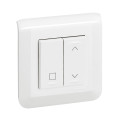 Commande sans fil sans pile pour volet roulant Mosaic With Netatmo - Blanc