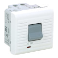 Disjoncteur Legrand Mosaic - magnéto thermique 1P+N - 230 V - 10 A - 2 mod - blanc