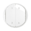 Enjoliveur commande 4 scénarios sans fils céliane with netatmo - blanc