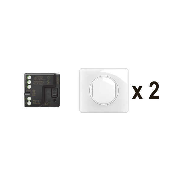 Prêt-à-Poser Céliane With Netatmo : Va-et-vient sans fil, micromodule, commandes Self-e