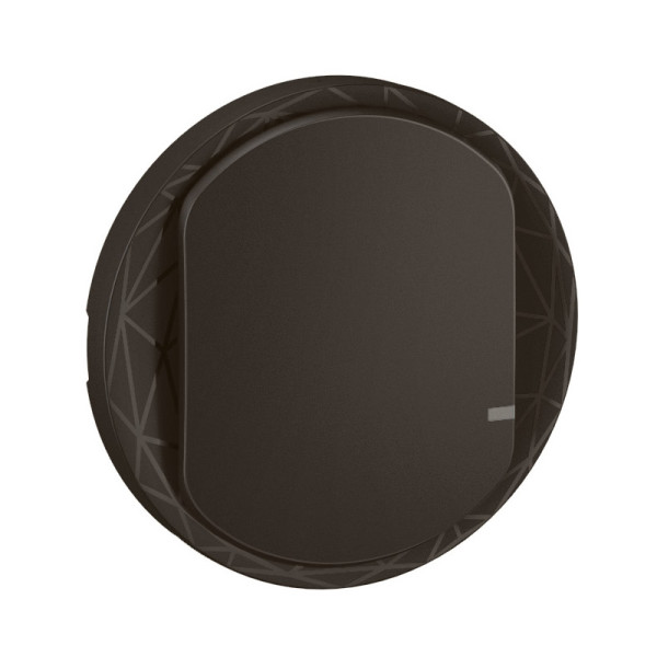 Enjoliveur interrupteur sans neutre/commande céliane with netatmo - noir